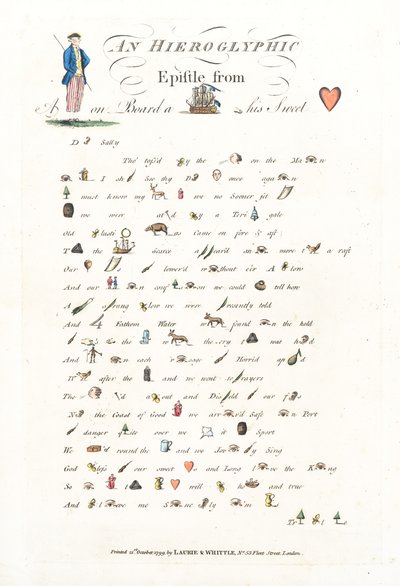 Ett hieroglyfiskt brev av English School