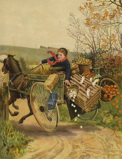 En olycklig upprördhet (chromolitho) av English School