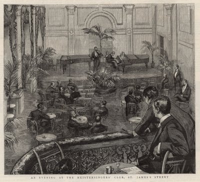 En kväll på Meistersingers Club av English School