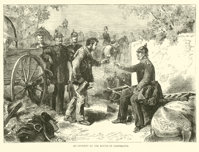 En incident vid slaget vid Gravelotte, augusti 1870 av English School