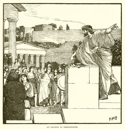 En tal om Demosthenes av English School