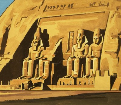 Forntida kungar av de stora pyramiderna av English School