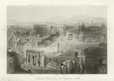Antikens Rom från Capitoline Hills av English School