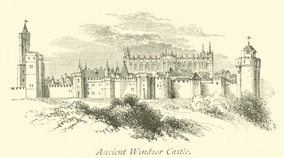 Gamla Windsor Castle av English School