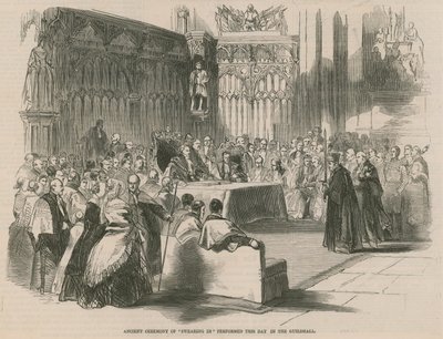 Uråldrig edsceremoni utförd i Guildhall av English School