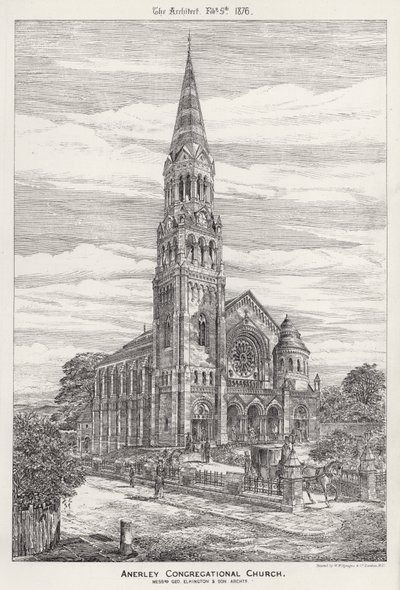 Anerley Congregational Church (gravyr) av English School