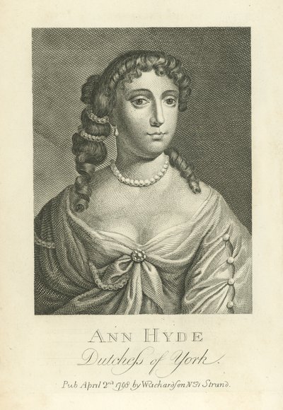 Ann Hyde, hertiginna av York av English School