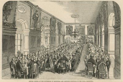 Årlig middag för guvernörerna för sjukhusen Bridewell och Bethlehem av English School
