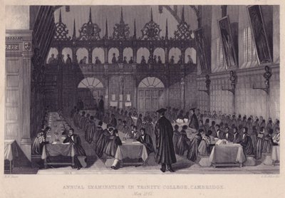 Årlig tentamen i Trinity College, Cambridge, maj 1842 av English School