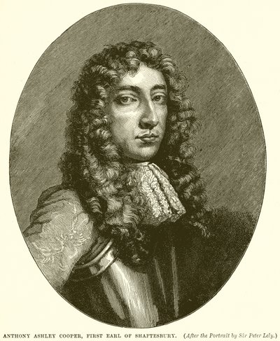Anthony Ashley Cooper, förste earl av Shaftesbury av English School