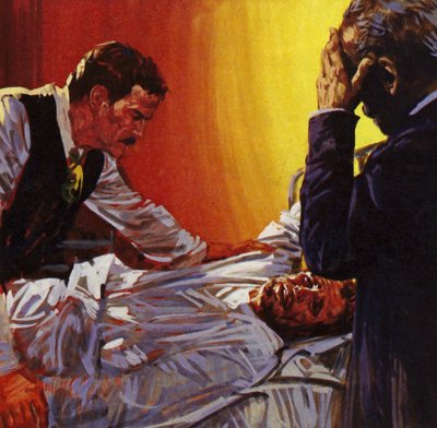 I väntan på en annan mental attack sköt Vincent Van Gogh sig själv av English School
