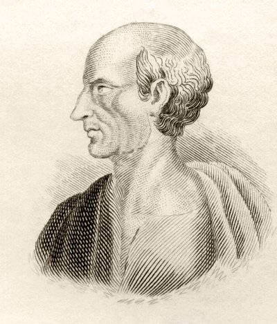 Antisthenes, från "Crabbes Historical Dictionary", publicerad 1825. av English School