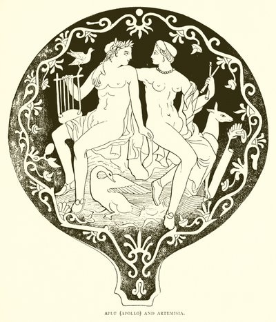 Aplu (Apollo) och Artemisia av English School