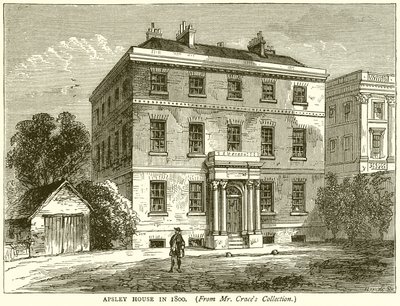 Apsley House år 1800 av English School