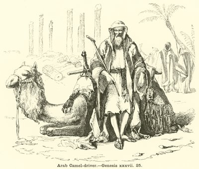 Arabisk kamelförare, Genesis, xxxvii, 25 av English School