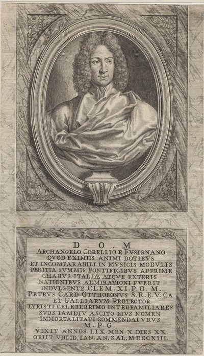 Arcangelo Corelli, ca 1715 av English School