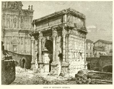 Båge av Septimius Severus av English School