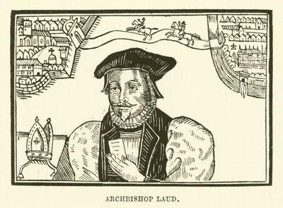 Ärkebiskop Laud (gravyr) av English School