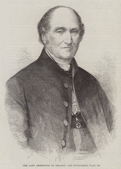 Ärkebiskop av Armagh (gravyr) av English School