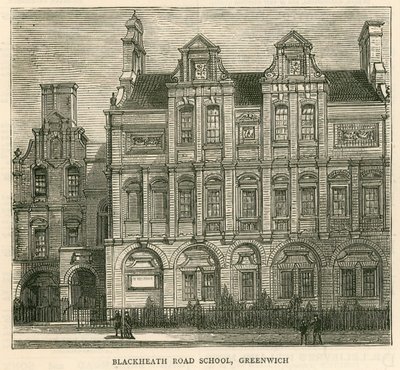 Arkitektur av London School Board: Blackheath Road School, Greenwich, London av English School