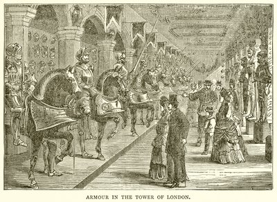 Pansar i Tower of London av English School