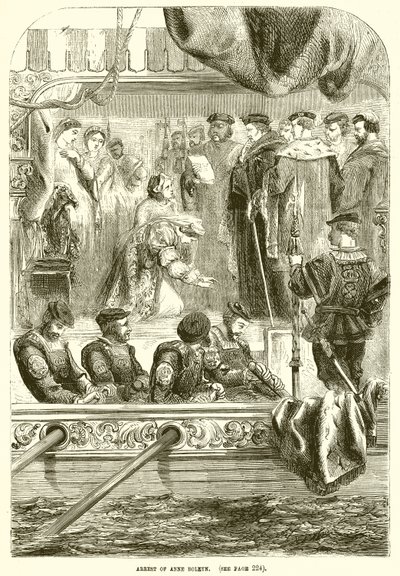 Arrestering av Anne Boleyn av English School