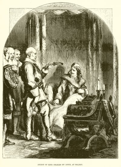 Arrestering av kung Charles av Joyce, vid Holmby av English School