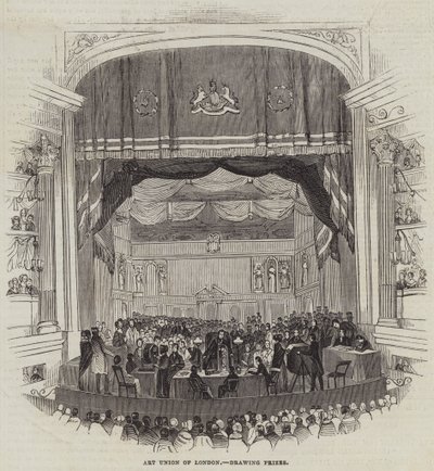 Art Union of London, teckningspriser (gravyr) av English School