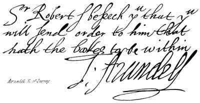 Arundel, Graf von Surrey von English School