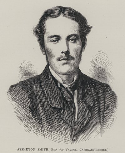 Assheton Smith, Esquire, från Vaynol, Caernarvonshire (gravyr) av English School