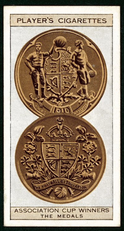 Föreningscupvinnare, Medaljerna (litho) av English School