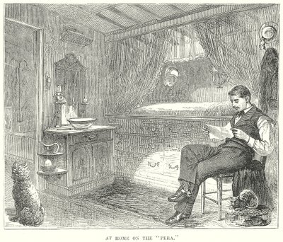 Hemma på "Pera" (gravyr) av English School