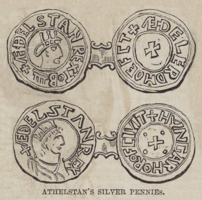 Athelstans Silver Pennies (gravyr) av English School