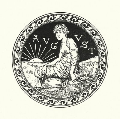 Augusti (gravyr) av English School