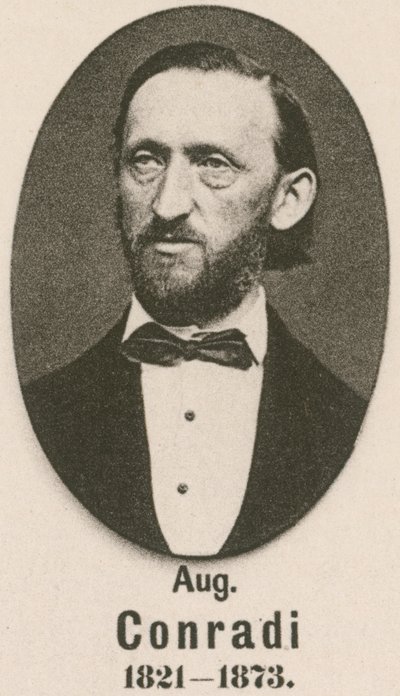 August Conradi (gravyr) av English School