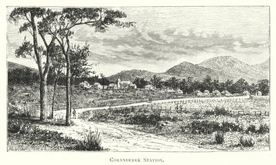 Australien: Coranderrk Station (gravyr) av English School