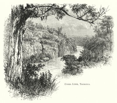 Australien: Corra Lynn, Tasmanien (gravyr) av English School