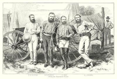 Australien: Overland Telegraph Party (gravyr) av English School