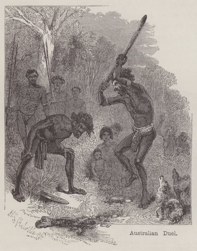 Australian Duell (gravyr) av English School