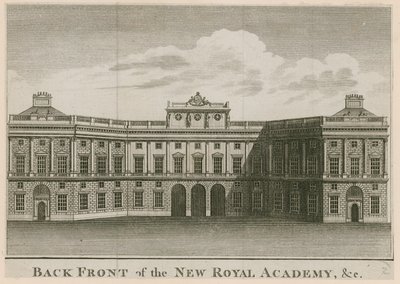 Baksidan av den nya Royal Academy av English School