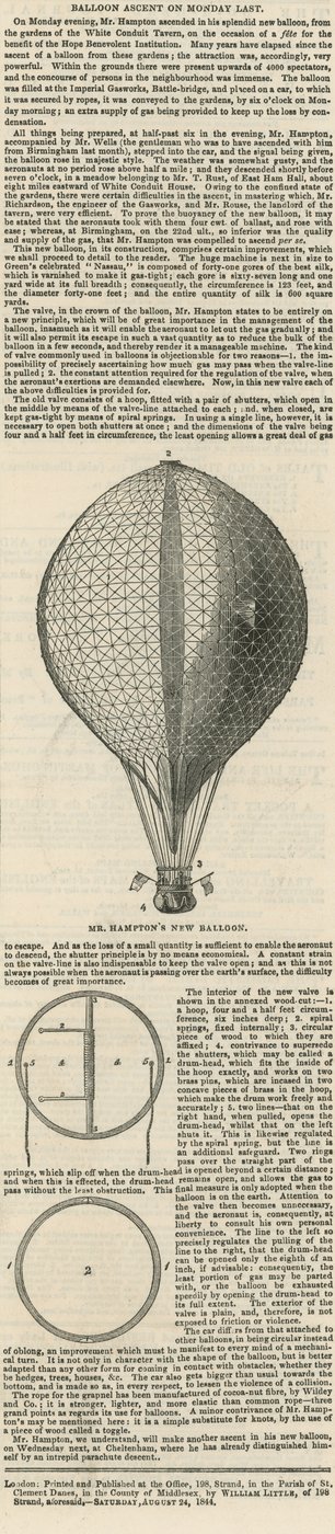 Ballonguppstigning i måndags senast av English School