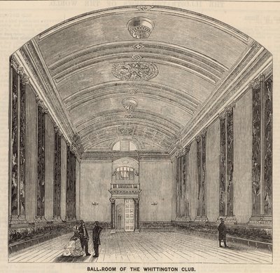 Ballroom på Whittington Club, London av English School