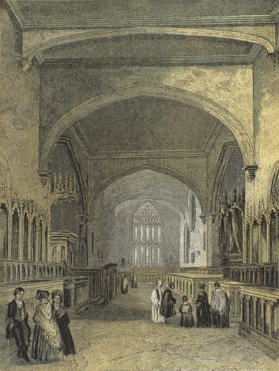 Bangor Cathedral, Kören av English School