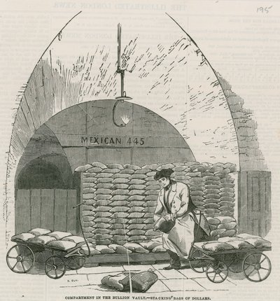 Bank of England, Bullion Office och Gold Weighing Room av English School