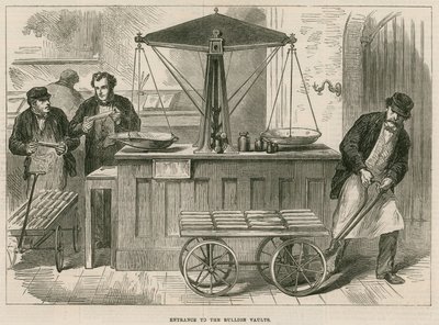 Bank of England, Bullion Office och Gold Weighing Room av English School