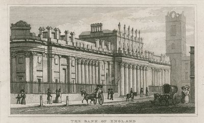 Bank of England, Sir John Soanes South Front, 1823 av English School