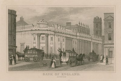 Bank of England, Sir John Soanes South Front, 1823 av English School