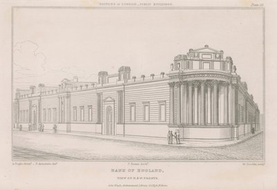 Bank of England, Sir John Soanes frontar av English School