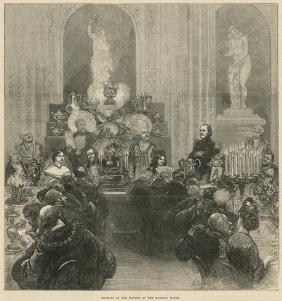 Borgmästarnas bankett på Mansion House av English School
