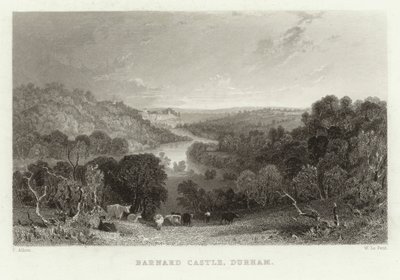 Barnard Castle, Durham av English School